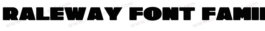 Raleway Font Family字体转换